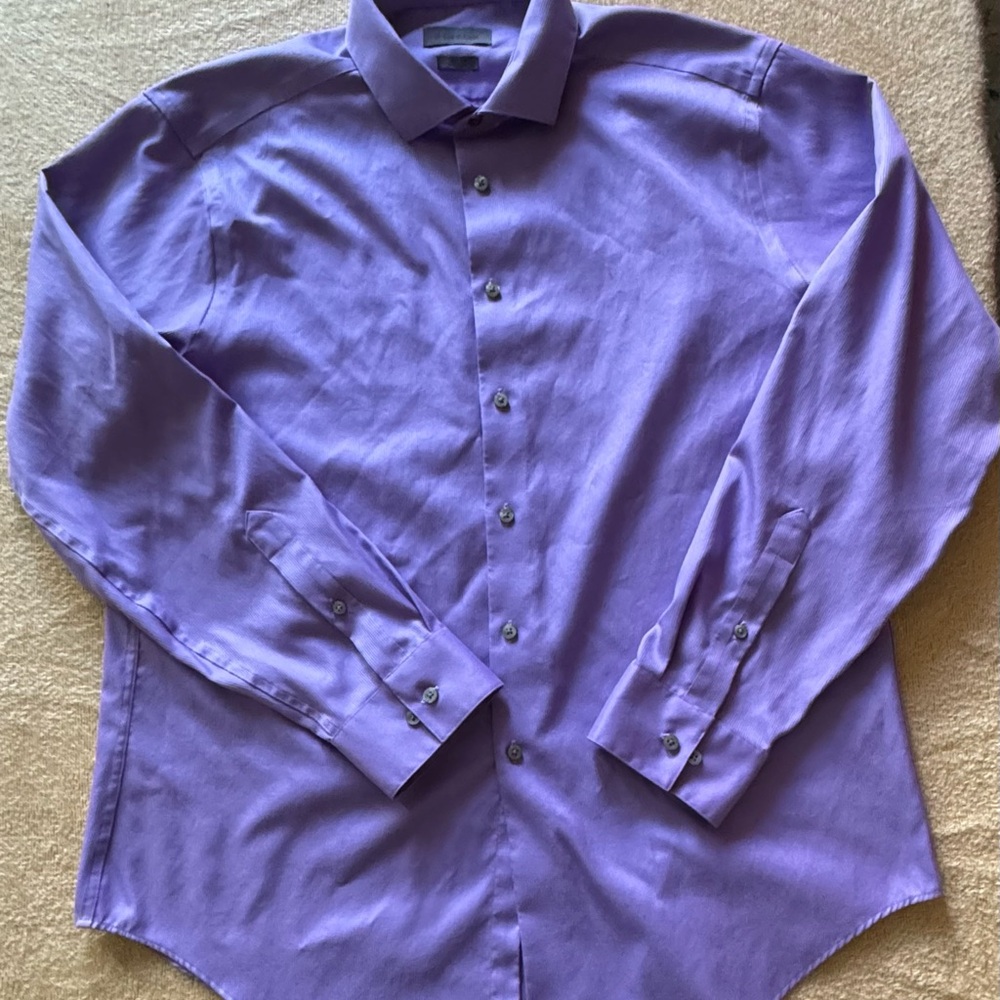 Calvin Klein Purple Dress Shirt